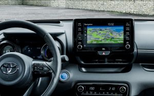 Új Toyota Yaris kijelző
