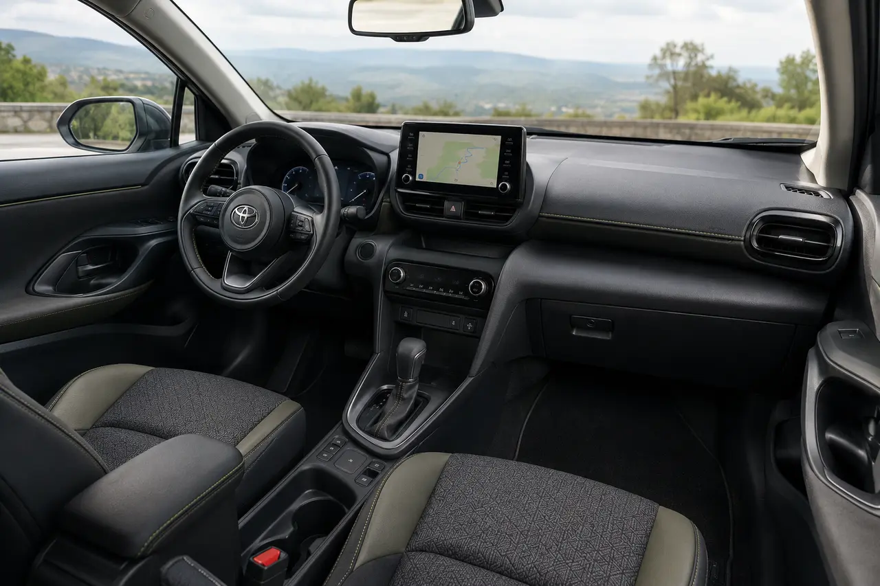 Toyota Yaris Cross Hybrid digitális vezetőtere